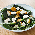 Salată cu Baby spanac și gorgonzola 