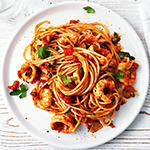 Spaghetti cu Fructe de Mare